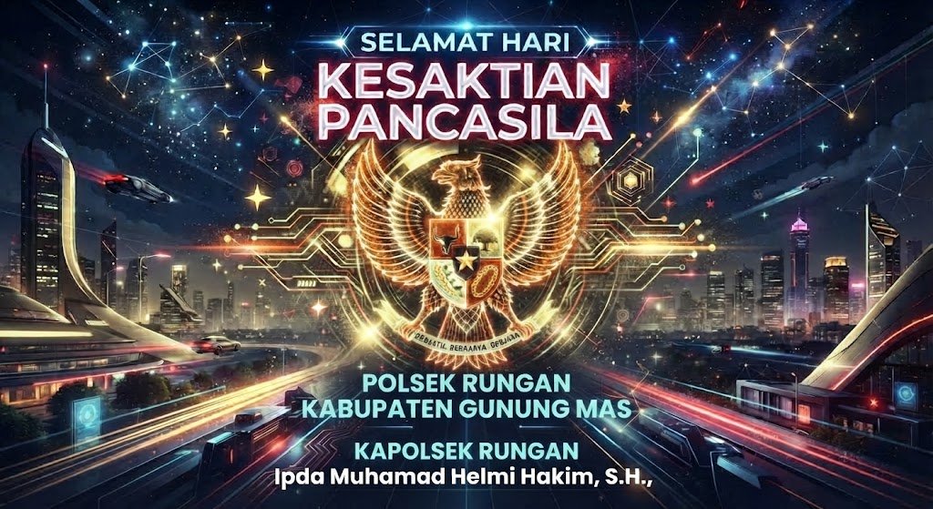 Merajut Persatuan di Hari Kesaktian Pancasila, Polsek Rungan Perkuat Garda Terdepan Penanggulangan Karhutla