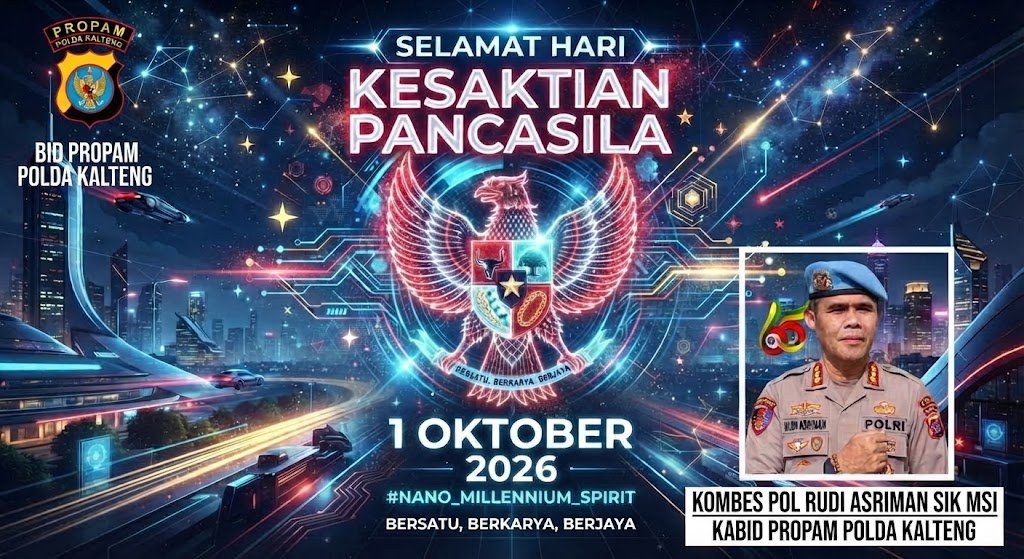 Semangat Kesaktian Pancasila 2026: Kabid Propam Polda Kalteng Tekankan Disiplin Personel dan Kepedulian Nyata Hadapi Karhutla