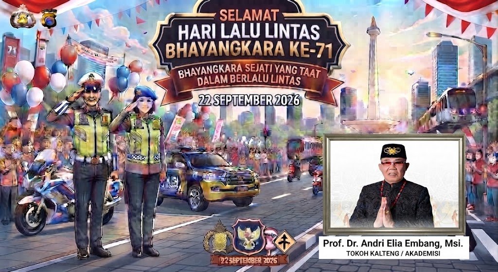 Sinergi Kemanusiaan : Prof. Andrie Elia Embang Apresiasi Peran Polri di Hari Lalu Lintas Bhayangkara ke-71
