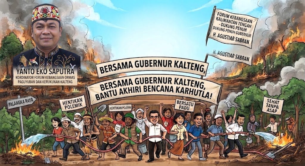 Fokus Keselamatan Warga Kalteng, Forum Kebangsaan Nyatakan Siap Berdiri di Garda Terdepan Dukung Langkah Gubernur Agustiar Sabran