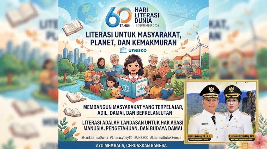 Bupati Gunung Mas Ajak Generasi Muda Tingkatkan Budaya Literasi di Hari Literasi Internasional ke-60